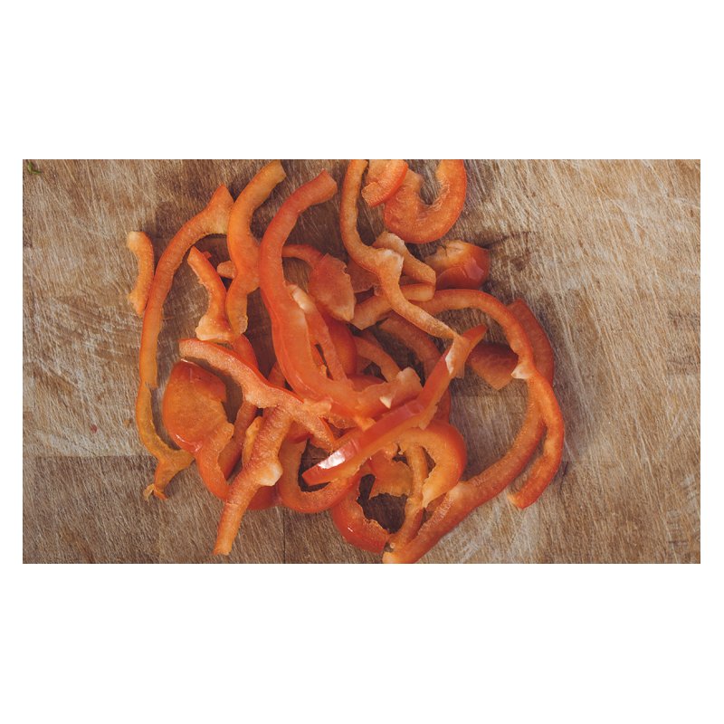 Paprika Rød skivet 5 1kg