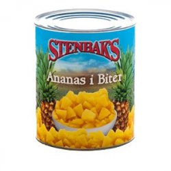 Ananas i Biter Stenbaks