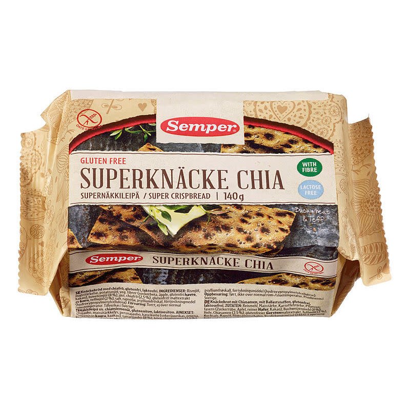 Superknacke Chia Glutenfri Semper