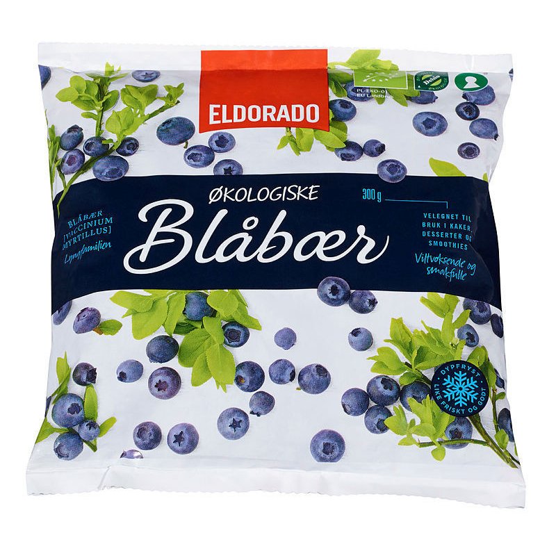 Blåbær Økologisk Frossen Eldorado
