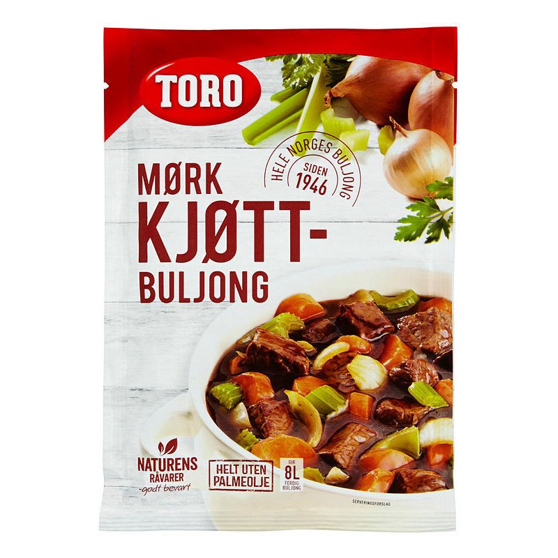 Buljong Pulver Mørk Toro