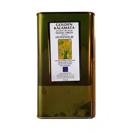 Golden Kalamata Ekstra Virgin Oliven Olje