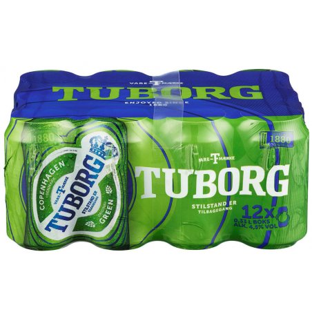 Tuborg Grønn Boks 12-pack