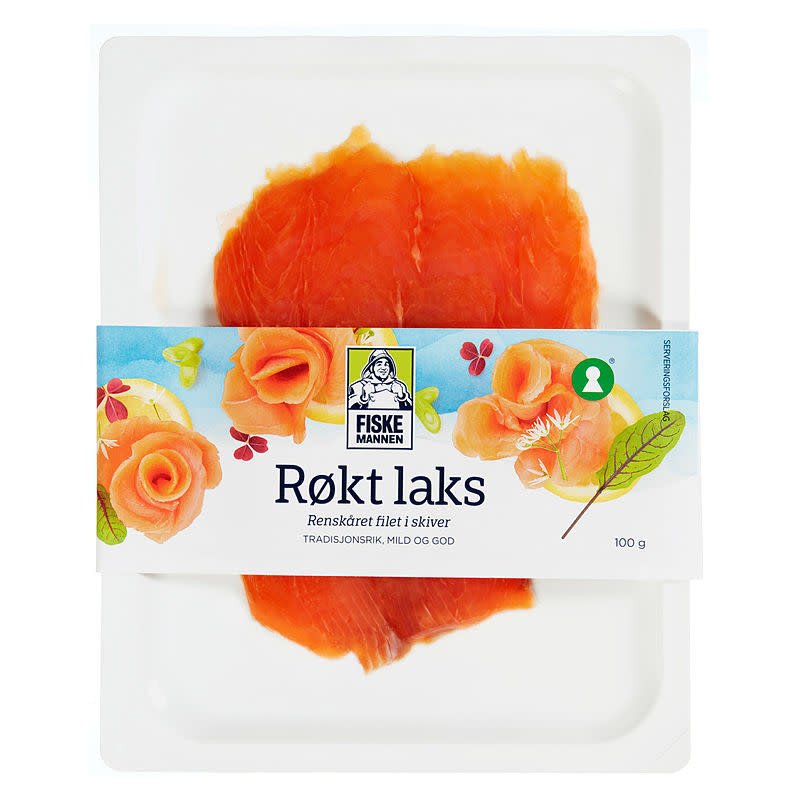 Røkt Laks Skivet Fiskemannen Røkt Laks Skivet Fiskemannen