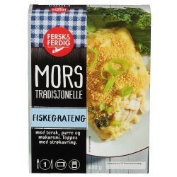 Fiskegrateng Fersk&Ferdig