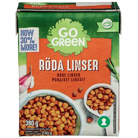 Linser Røde Økologisk Gogreen