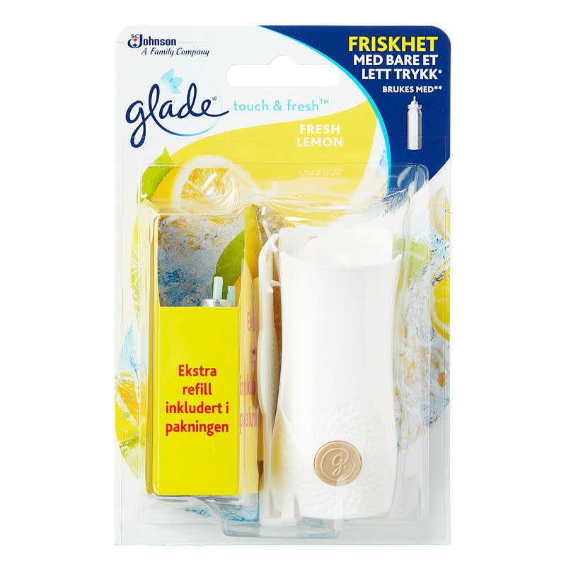 Glade Touch&Fresh Lemon Holder+Refill