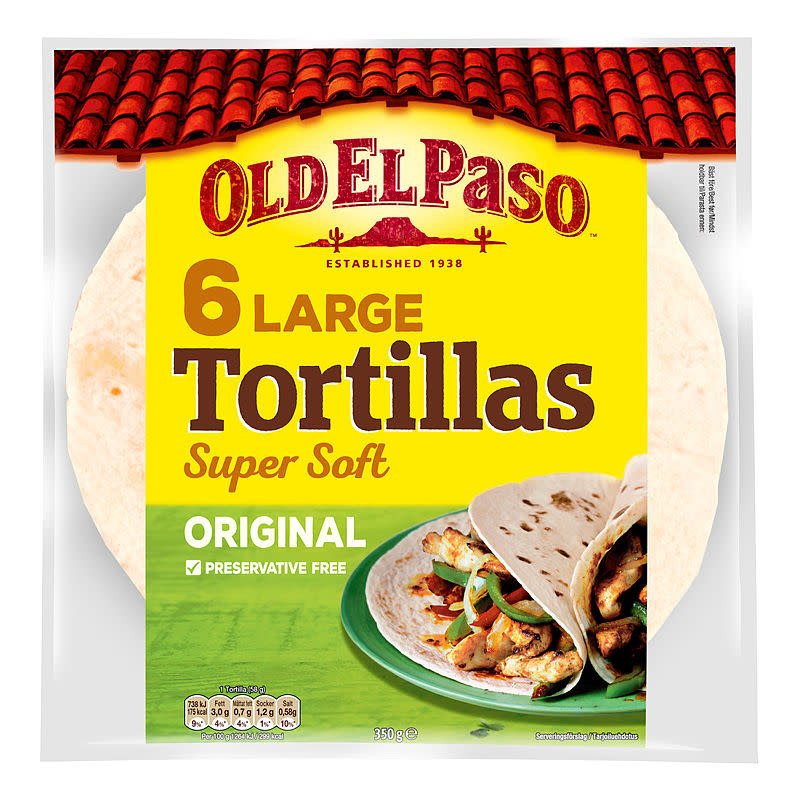 Tortillas Large Old El Paso Tortillas Large Old El Paso
