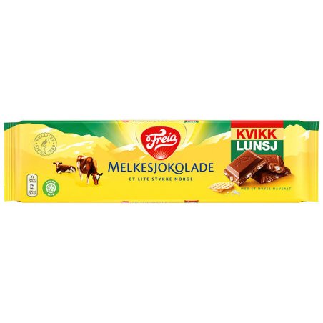 Kvikk Lunsj Melkesjokolade Freia