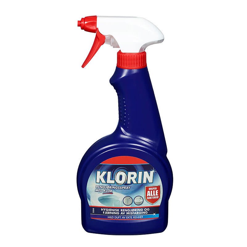 Klorin rengjøring m/klor 500ml spray