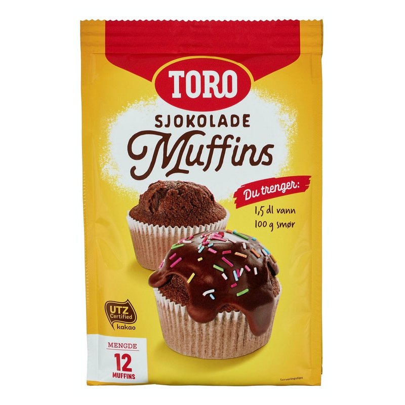 Muffins Sjokolade Toro