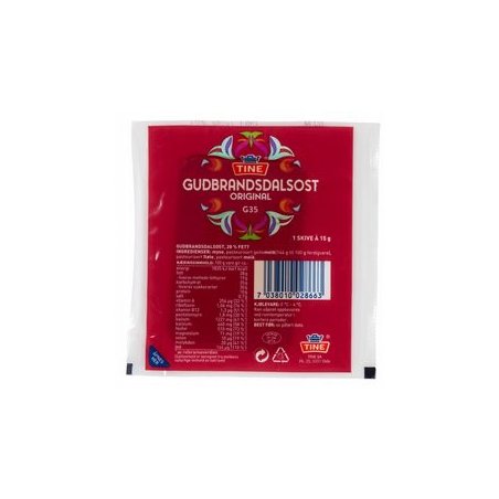 Gudbrandsdalsost G35 Tine Kuvert C.E