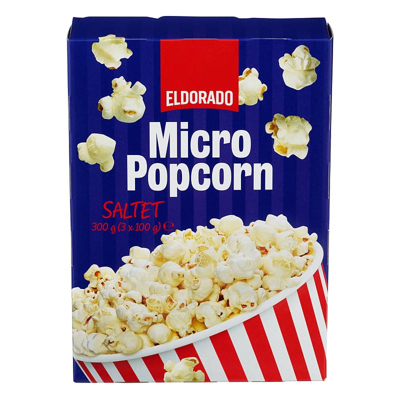 Micropopcorn Saltet 300g Eldorado