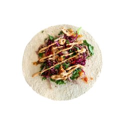 Wrap fullkorn asiatisk pulled beef