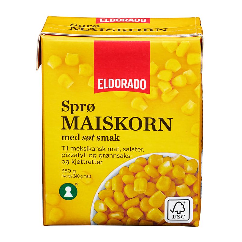 (UTSOLGT) Maiskorn Eldorado (UTSOLGT) Maiskorn Eldorado
