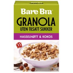 Granola Hasselnøtt&Kokos...