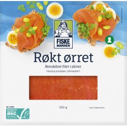 Røkt Ørret Skivet Fiskemannen