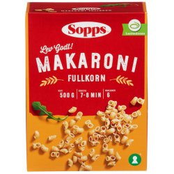 Makaroni Fullkorn Sopps