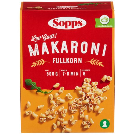 Makaroni Fullkorn Sopps