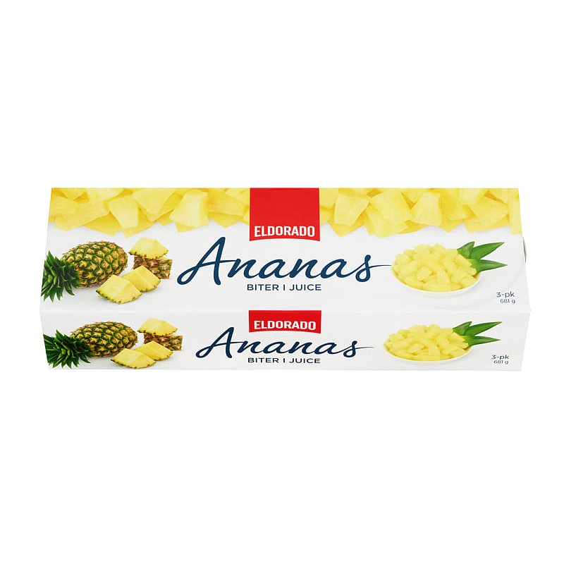 Ananas i Biter i Juice Eldorado