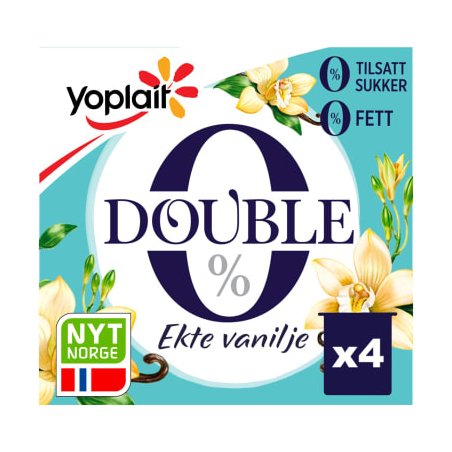 Yoplait Yoghurt Double 0% Vanilje