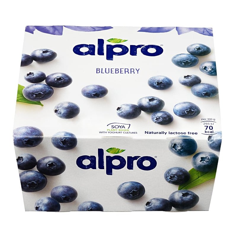 Soyayoghurt Blåbær Alpro Soyayoghurt Blåbær Alpro