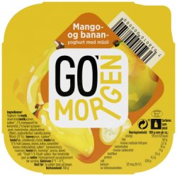 Go’morgen Mango-og bananyoghurt m/Müsli