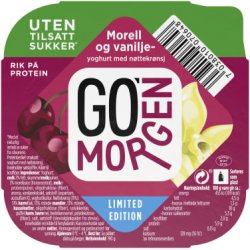 Go’morgen UTEN Morell-og vaniljeyoghurt m/Nøttekrønsj