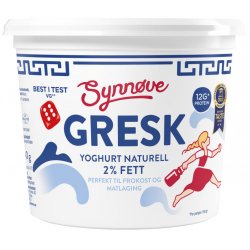 Synnøve Gresk Yoghurt Naturell 750g