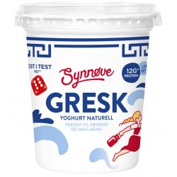 Synnøve Gresk Yoghurt Naturell 350g