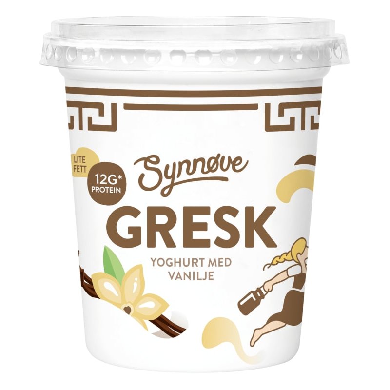 Gresk Yoghurt Vanilje Synnøve Gresk Yoghurt Vanilje Synnøve