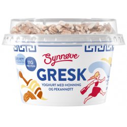 Gresk Yoghurt Honning&Pekannøtt Synnøve BRETT