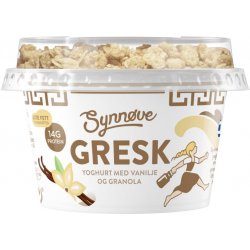 Synnøve Gresk Yoghurt Vanilje & Granola BRETT