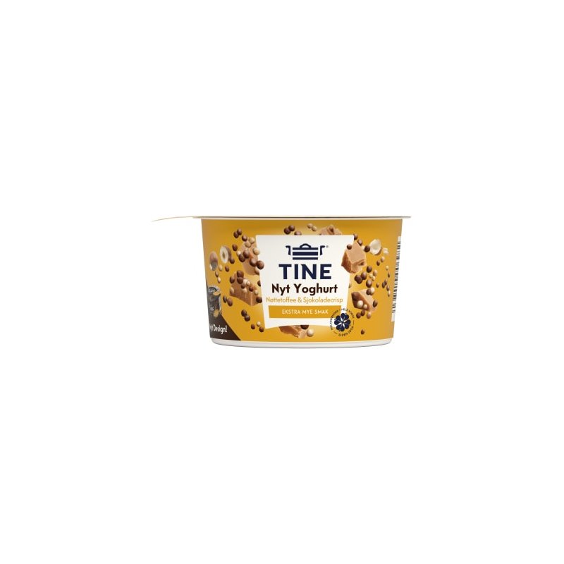 Yoghurt Nyt Nøttetoffee & Sjokoladecrisp Tine Yoghurt Nyt Nøttetoffee & Sjokoladecrisp Tine