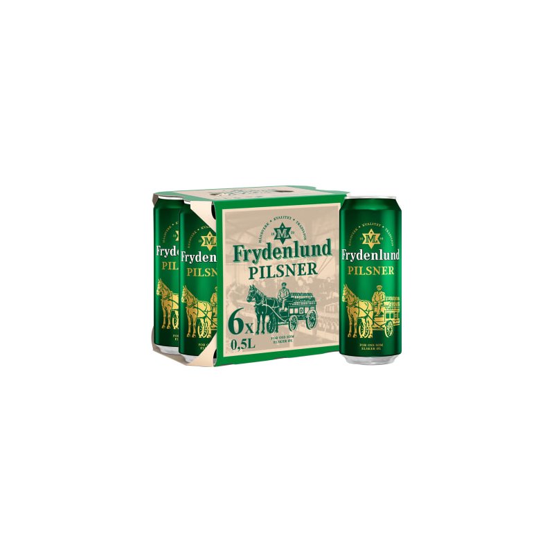 Frydenlund Pilsner Boks 6-pack Frydenlund Pilsner Boks 6-pack