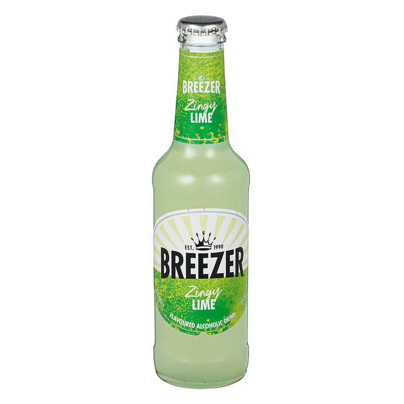 Bacardi Breezer Lime Flaske Bacardi Breezer Lime Flaske