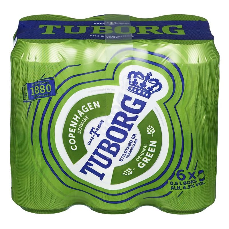 Tuborg Grønn Boks 6-pack Tuborg Grønn Boks 6-pack