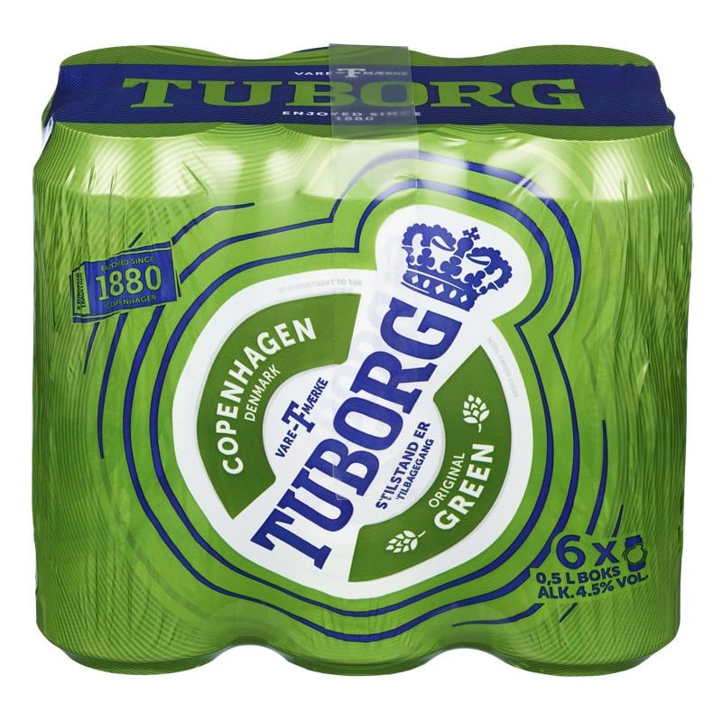 Tuborg Grønn Boks 6-pack