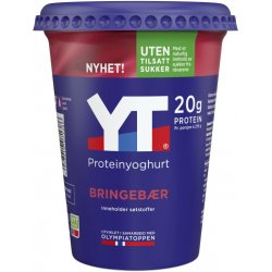 YT Proteinyoghurt Bringebær Tine
