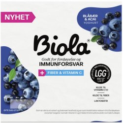 Biola Yoghurt Blåbær&Acai Tine