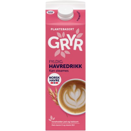 Gryr Fyldig Havredrikk Naturell