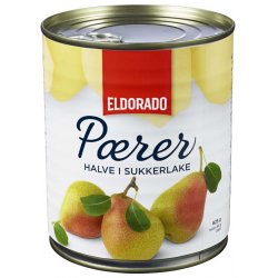 Pærer Halve i Sukkerlake Eldorado