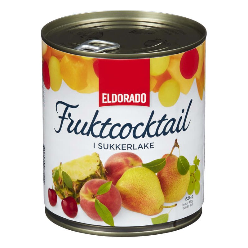 Fruktcocktail i Sukkerlake Eldorado