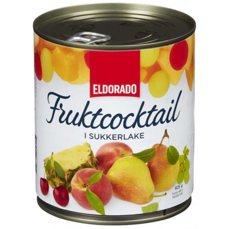 Fruktcocktail i Sukkerlake Eldorado