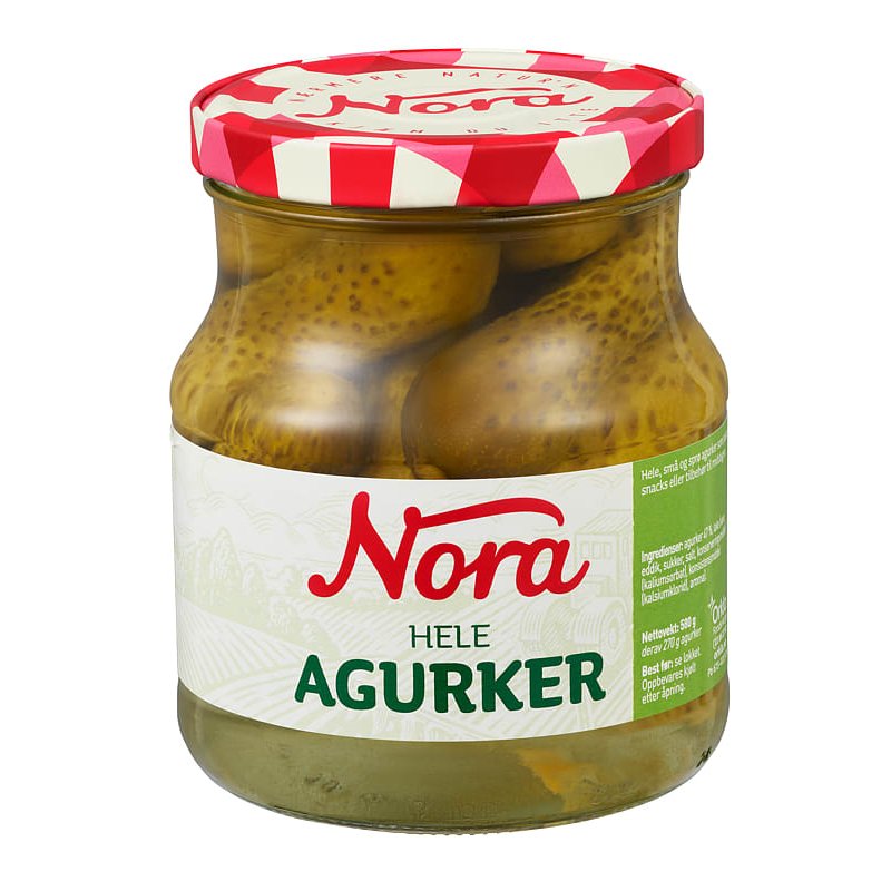 Syltet Agurker Hele Nora