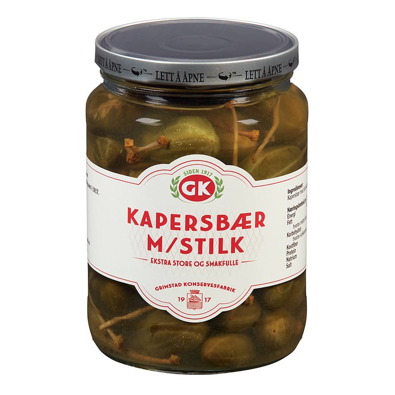 Kapersbær m/Stilk GK Kapersbær m/Stilk GK