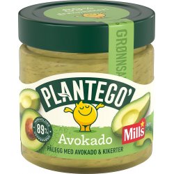 Grønnsakspålegg Avokado & Kikerter Plantego