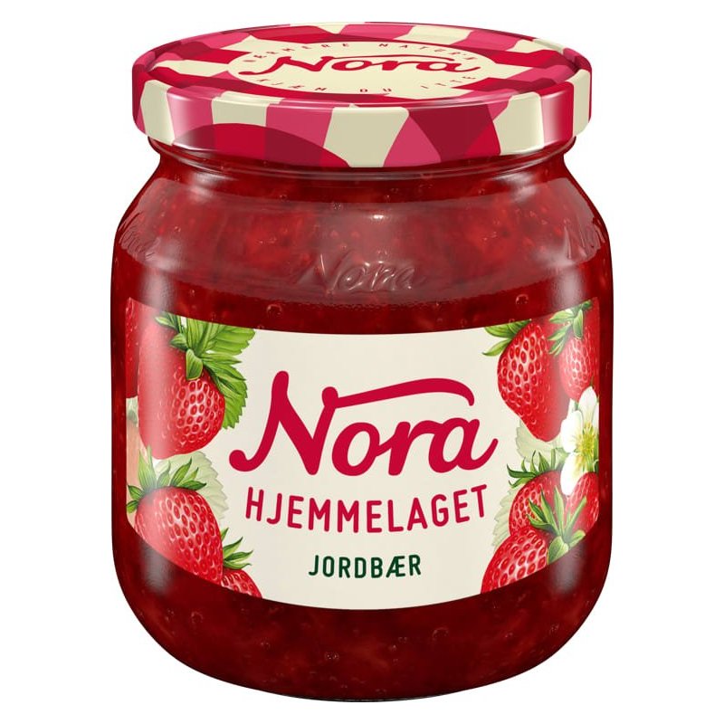 Jordbærsyltetøy Hjemmelaget Nora