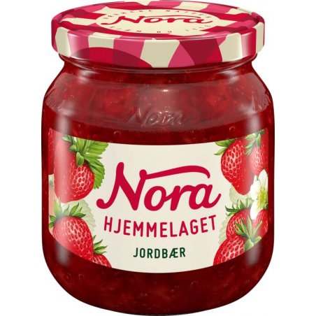 Jordbærsyltetøy Hjemmelaget Nora