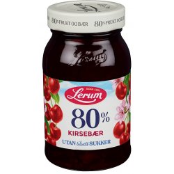 Kirsebærsyltetøy 80% u/Sukker Lerum